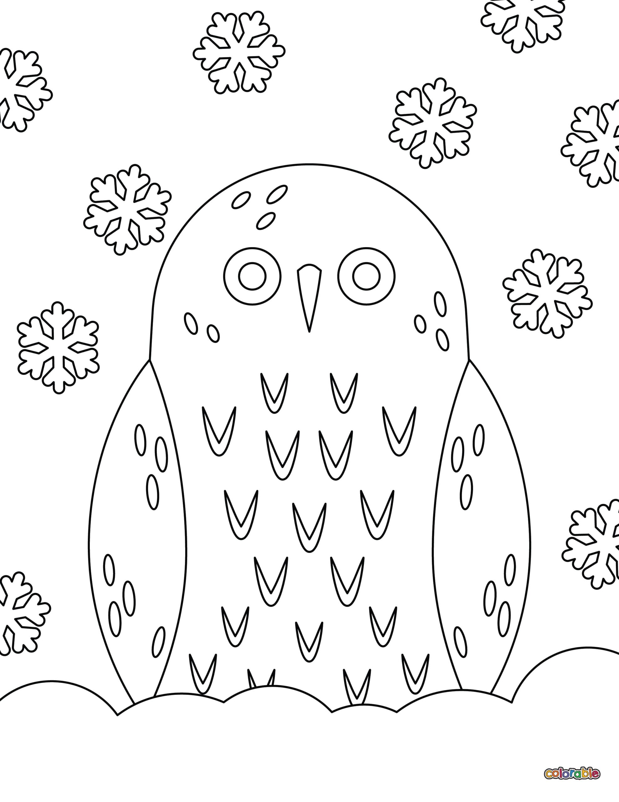 Owl Coloring Pages - 25 Free Pages | Colorable