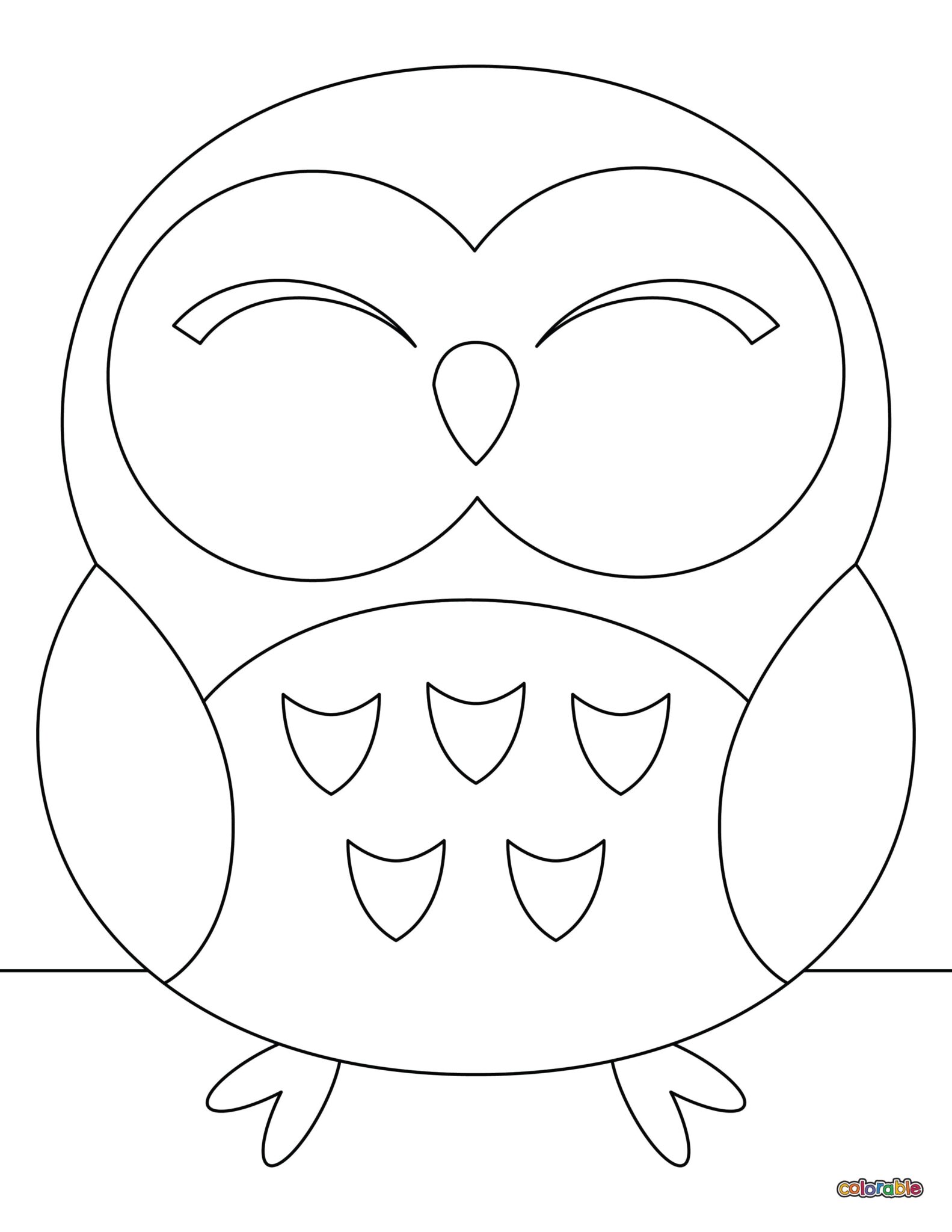 Owl coloring pages 25 free pages colorable
