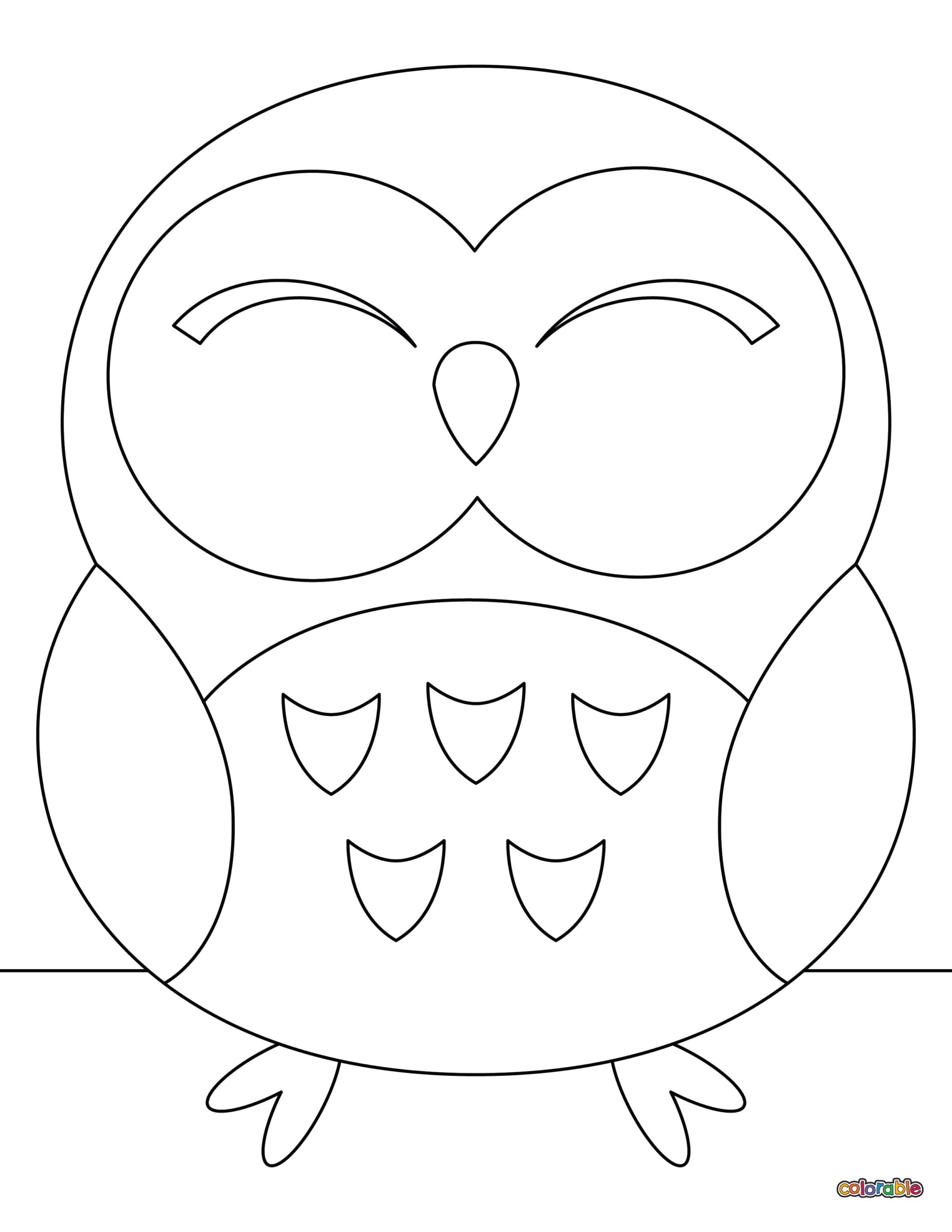 Owl Coloring Pages - 25 Free Pages | Colorable