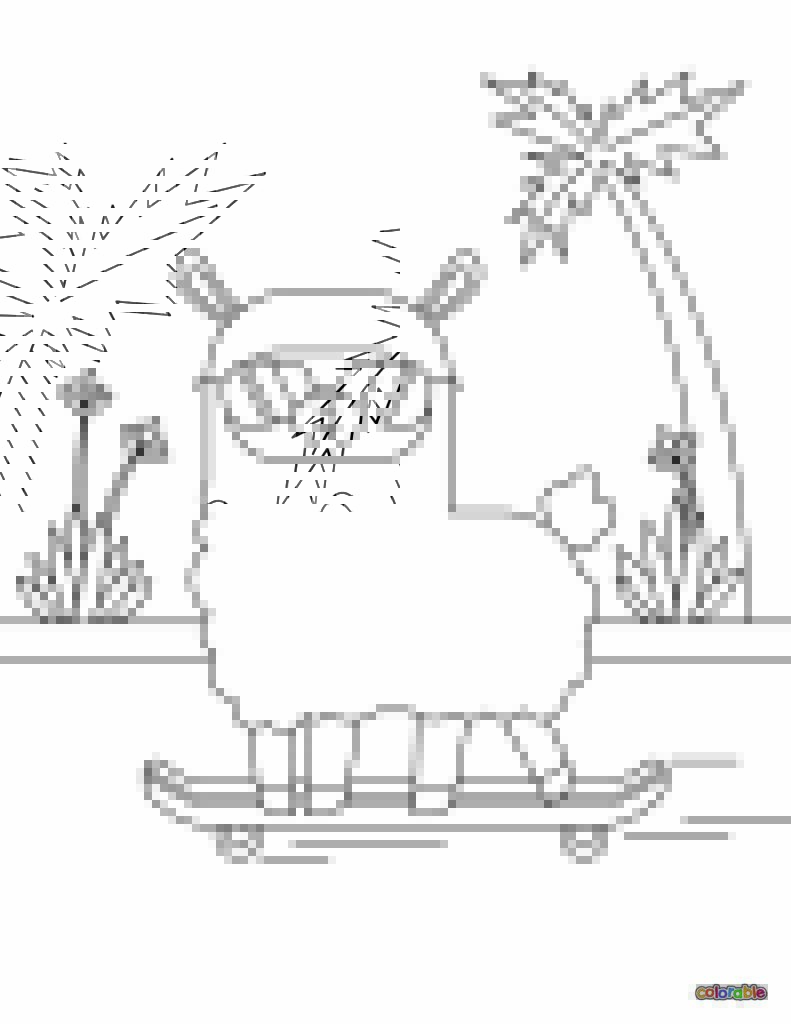 Printable-Alpaca-Coloring-Page-10