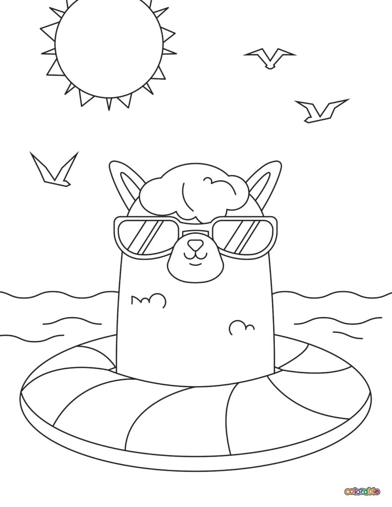 Printable-Alpaca-Coloring-Page-11