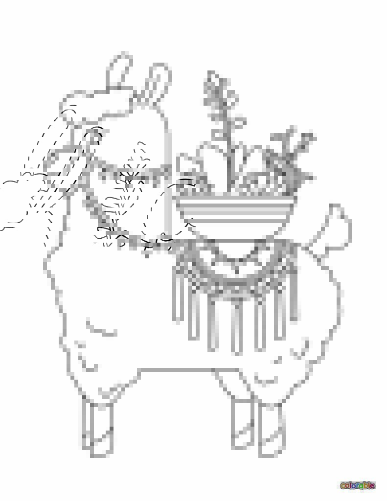 Printable-Alpaca-Coloring-Page-15