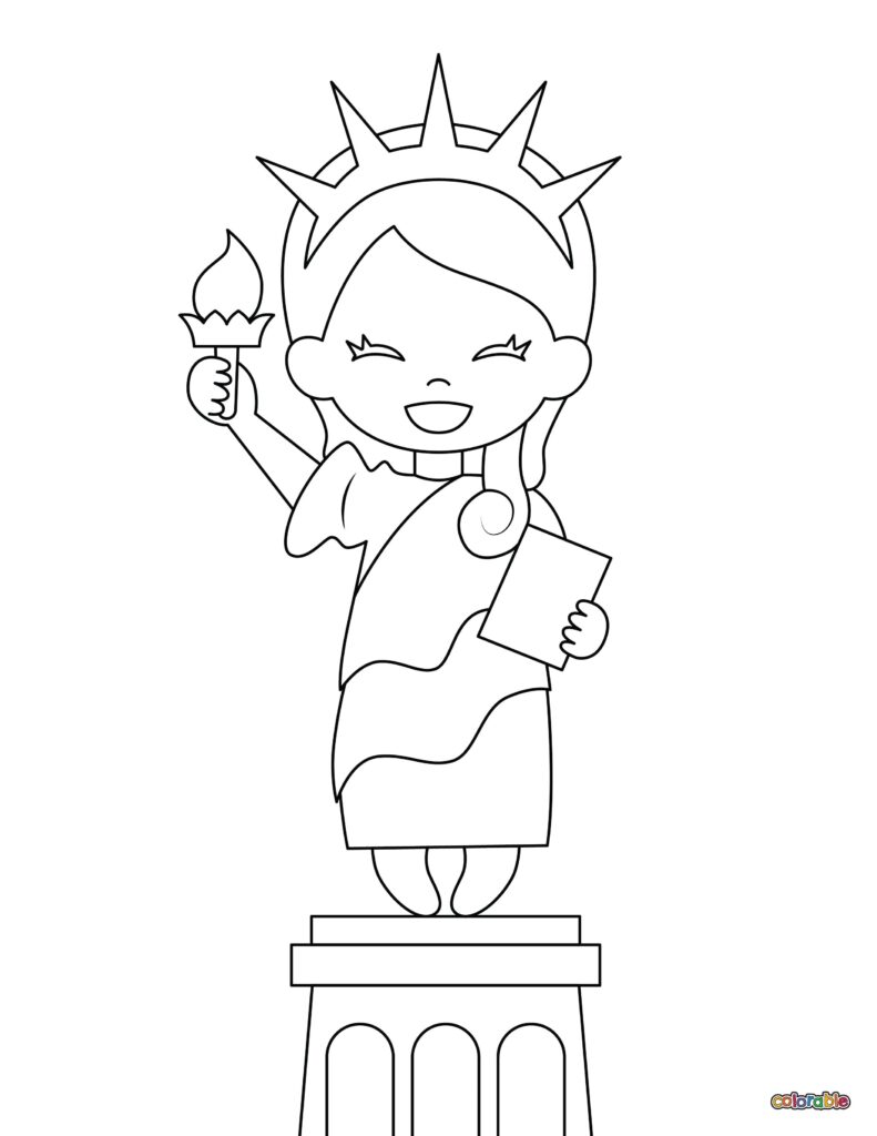 Printable-Statue-of-Liberty-Coloring-Page-4