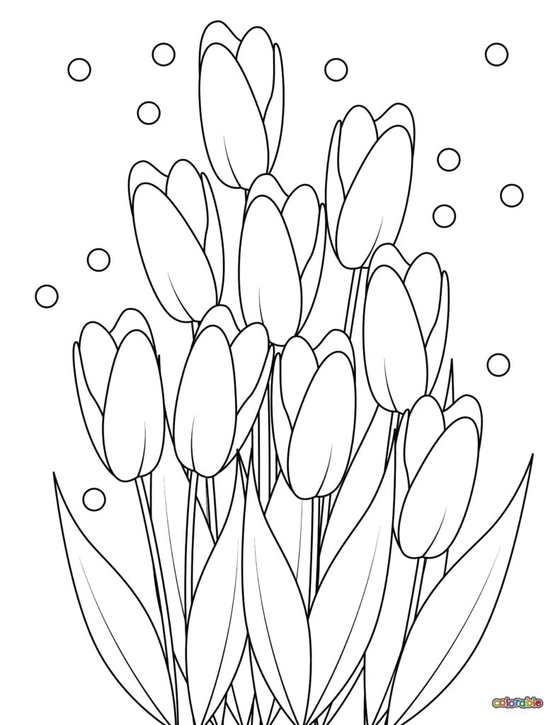 Printable-Tulip-Coloring-Page-14