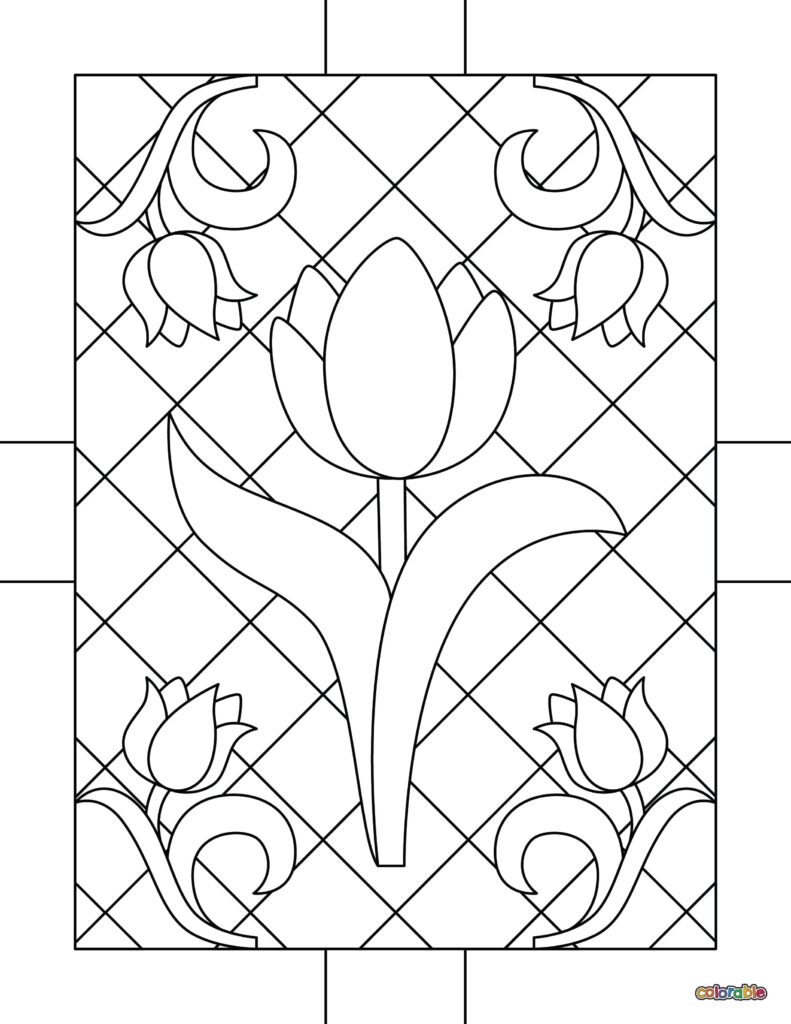 Printable-Tulip-Coloring-Page-16