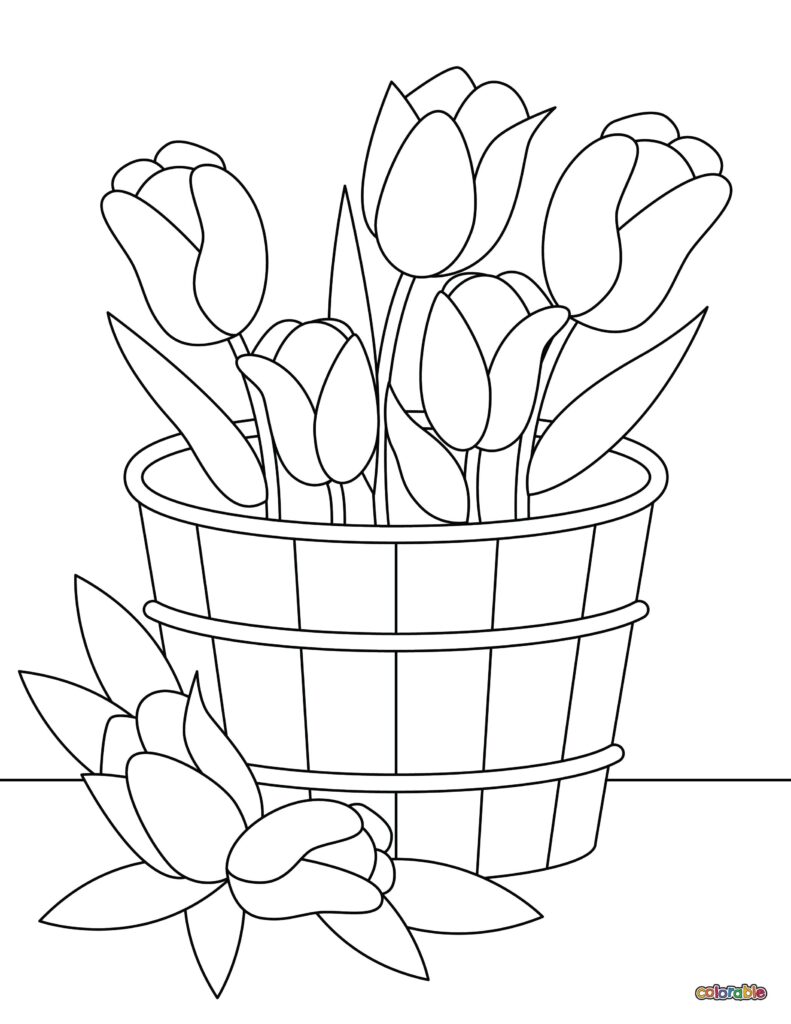 Printable-Tulip-Coloring-Page-20