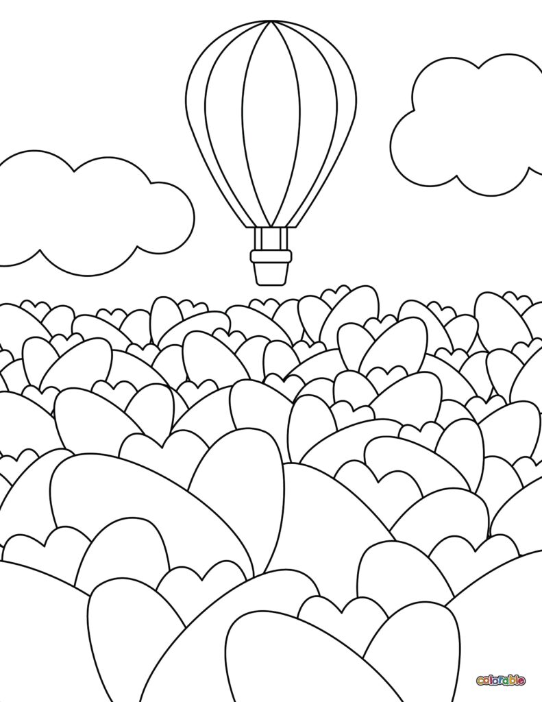 Printable-Tulip-Coloring-Page-3