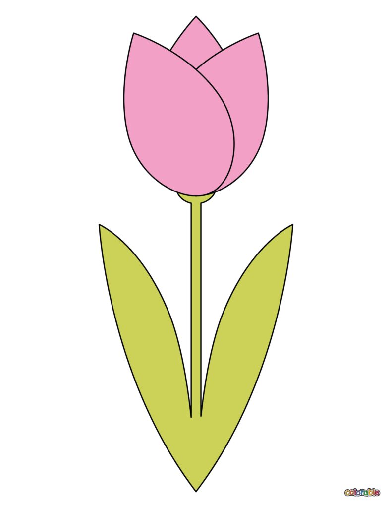 Printable-Tulip-Template-1