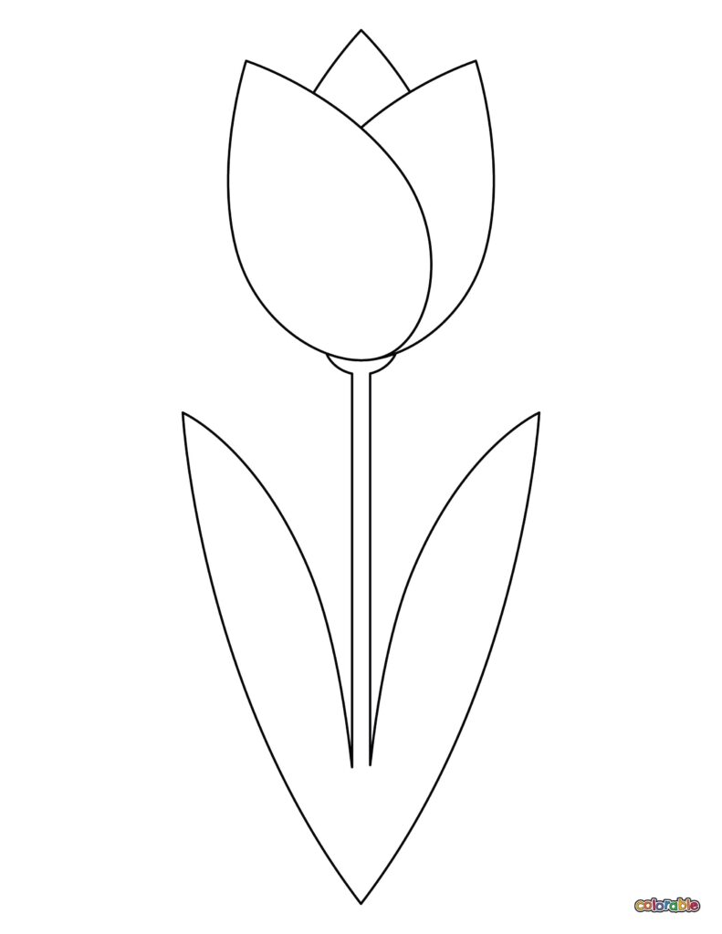 Printable-Tulip-Template-2