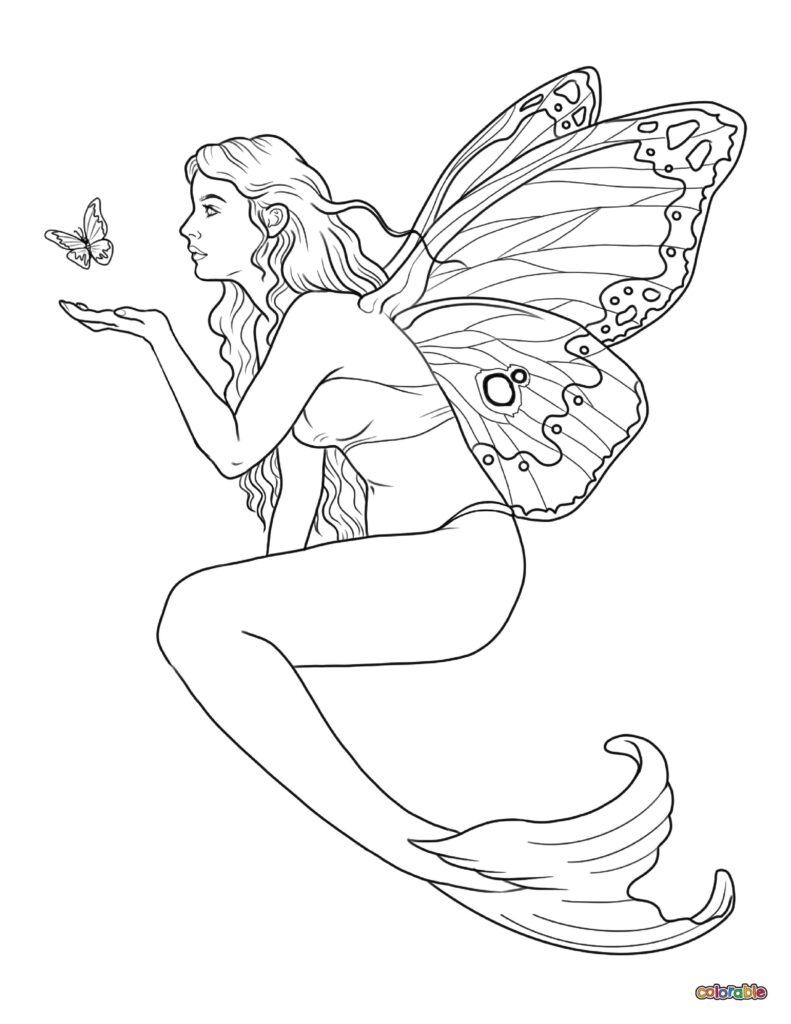 Printable-Mermaid-Coloring-Page-17