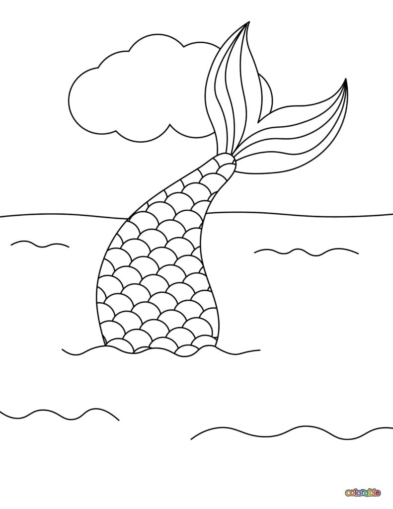 Printable-Mermaid-Coloring-Page-23