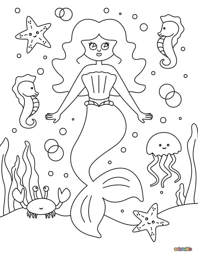 Printable-Mermaid-Coloring-Page-28