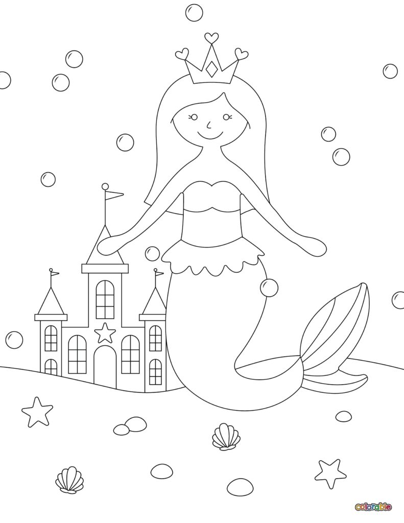 Printable-Mermaid-Coloring-Page-3