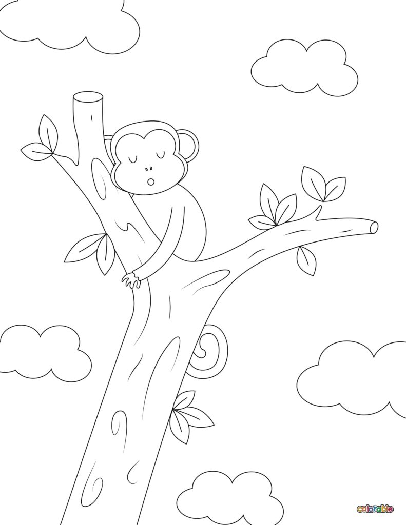 Printable-Monkey-Coloring-Page-20