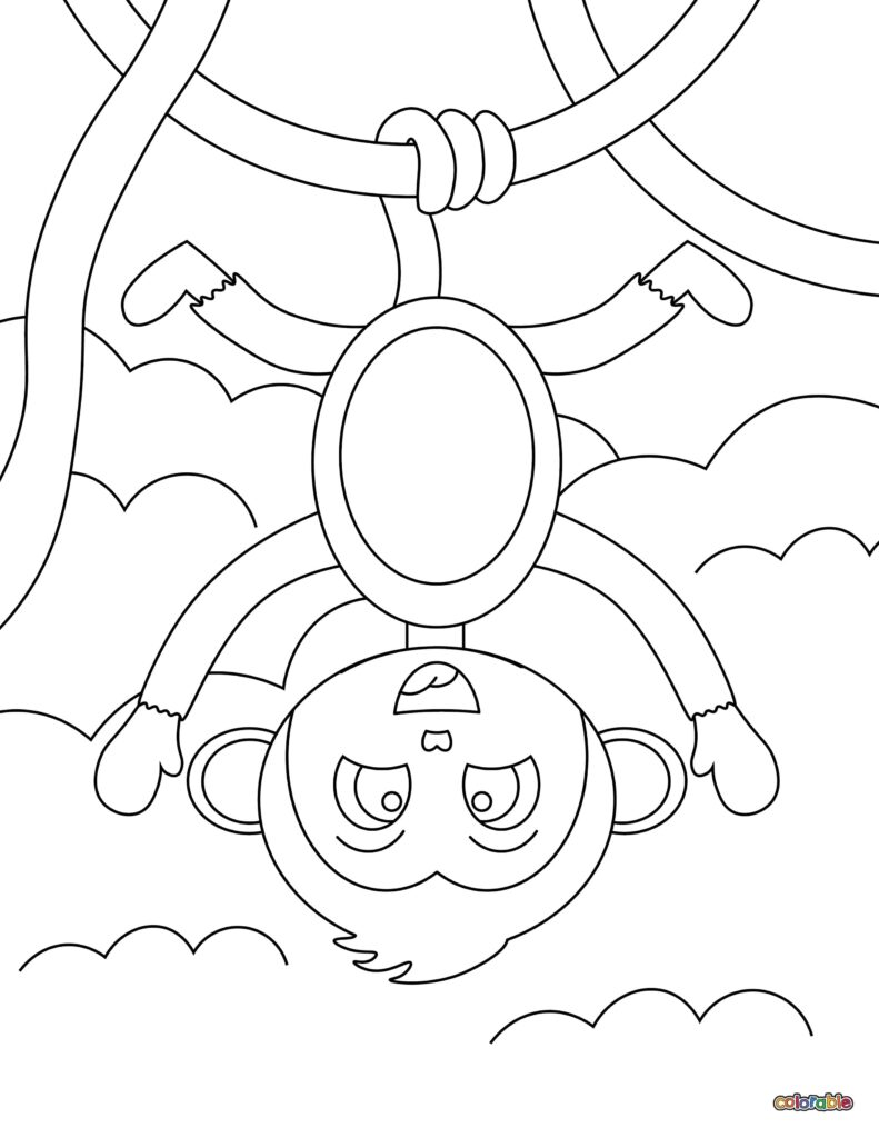 Printable-Monkey-Coloring-Page-23