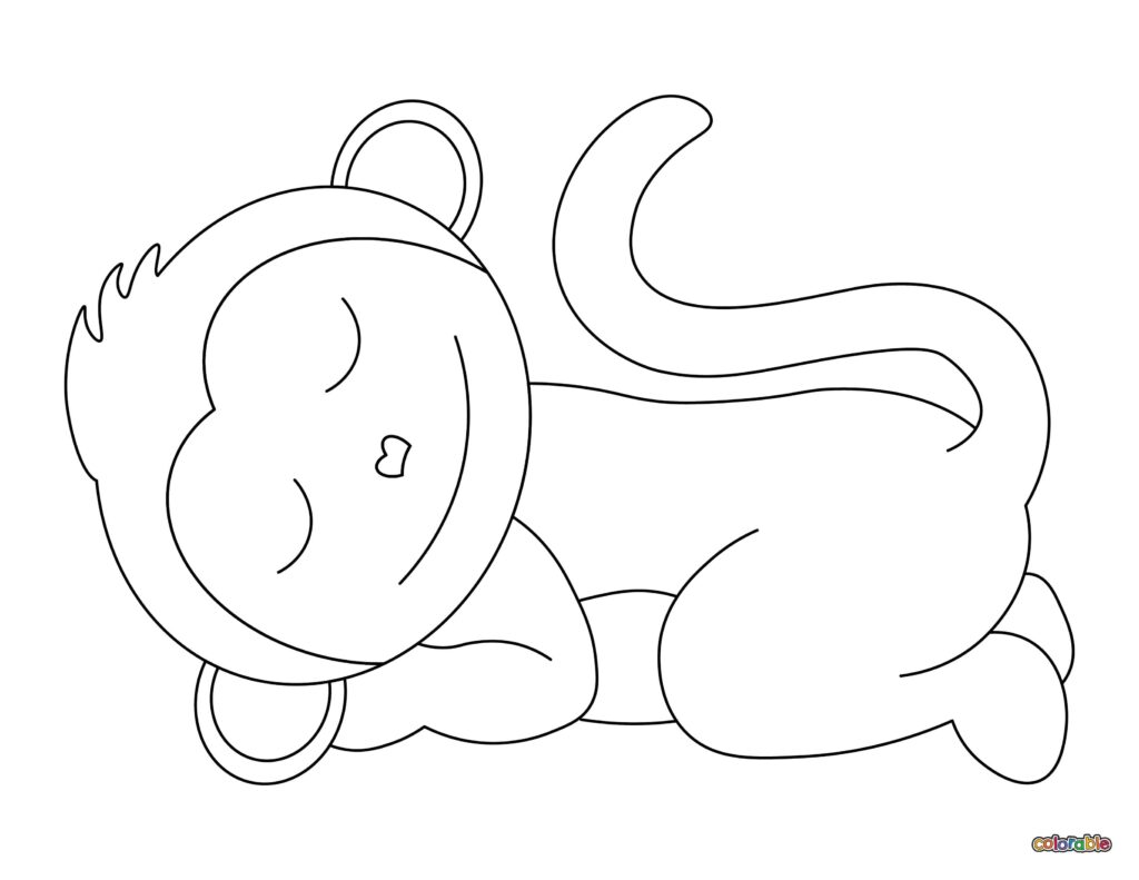 Printable-Monkey-Coloring-Page-24