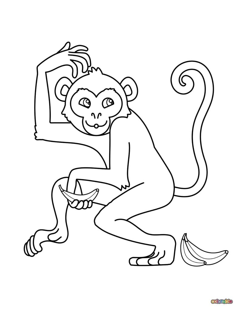 Printable-Monkey-Coloring-Page-27