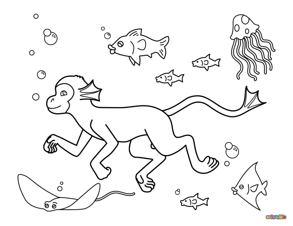 Printable-Monkey-Coloring-Page-29