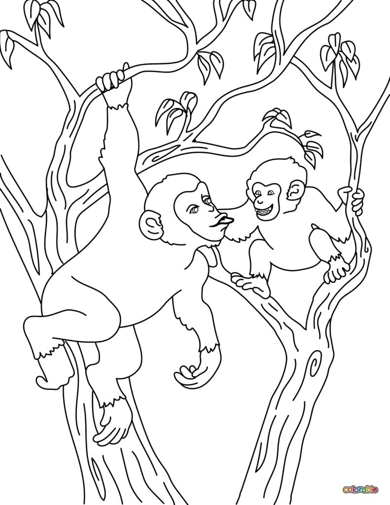 Printable-Monkey-Coloring-Page-30