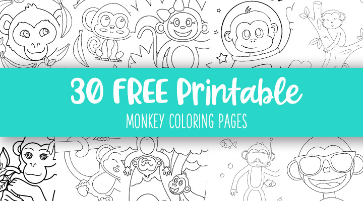Printable-Monkey-Coloring-Pages-Feature-Image