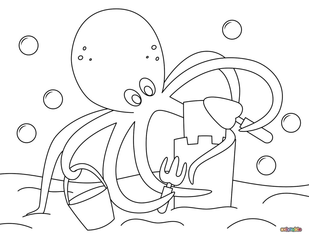 Printable-Sandcastle-Coloring-Page-5