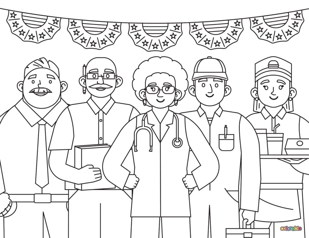 Printable-Labor-Day-Coloring-Page-2