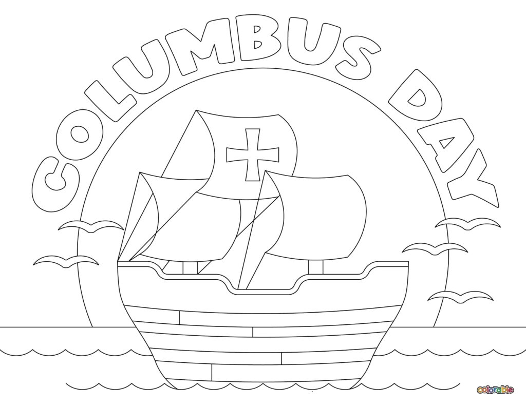 Printable-Columbus-Day-Coloring-Page-8