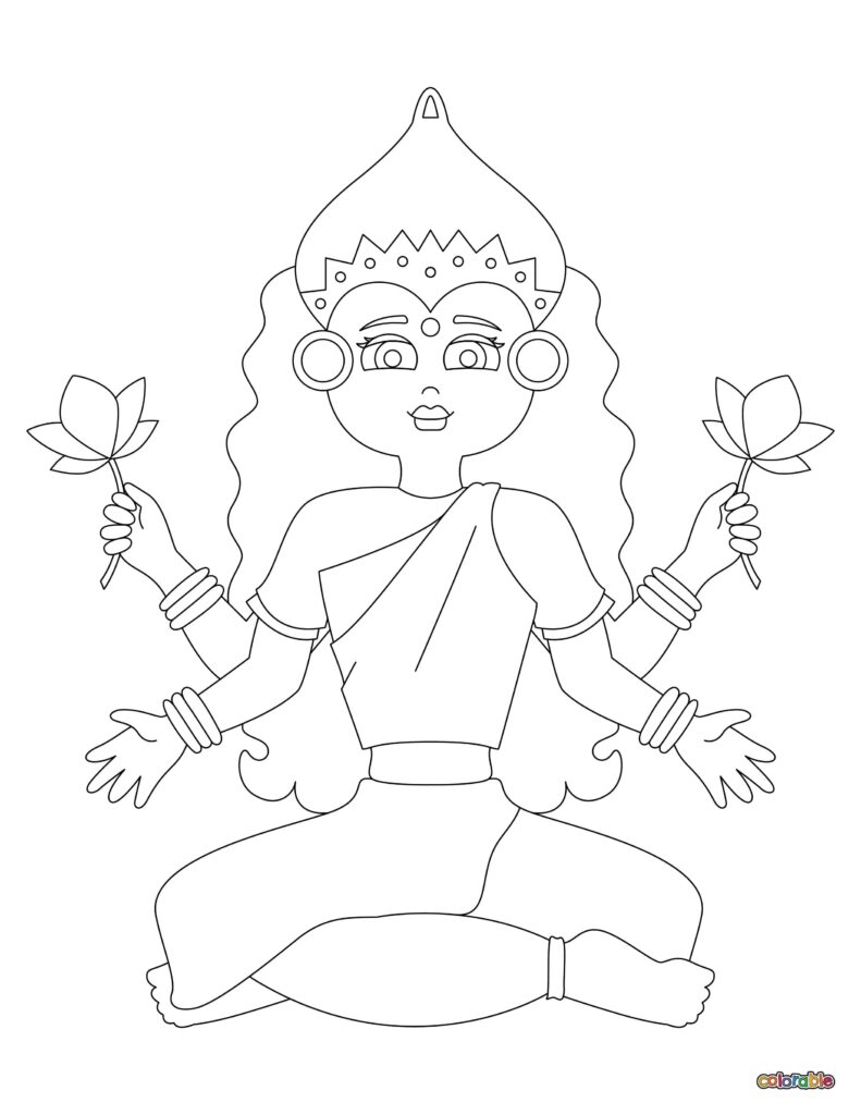 Printable-Diwali-Coloring-Page-14