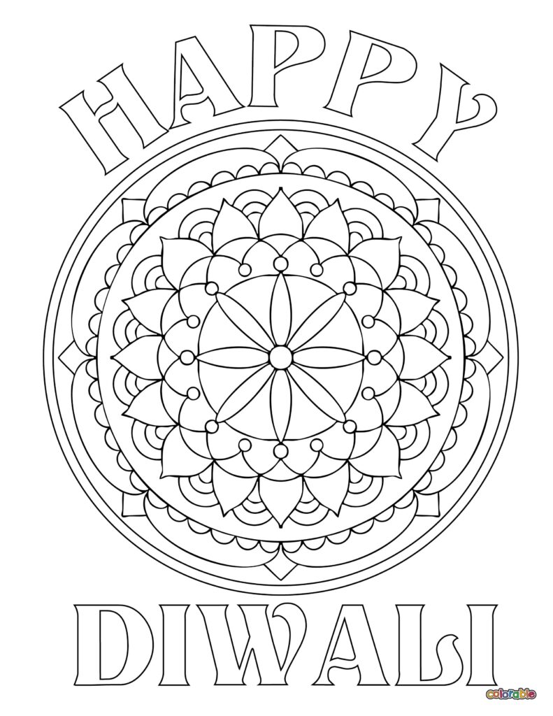 Printable-Diwali-Coloring-Page-18