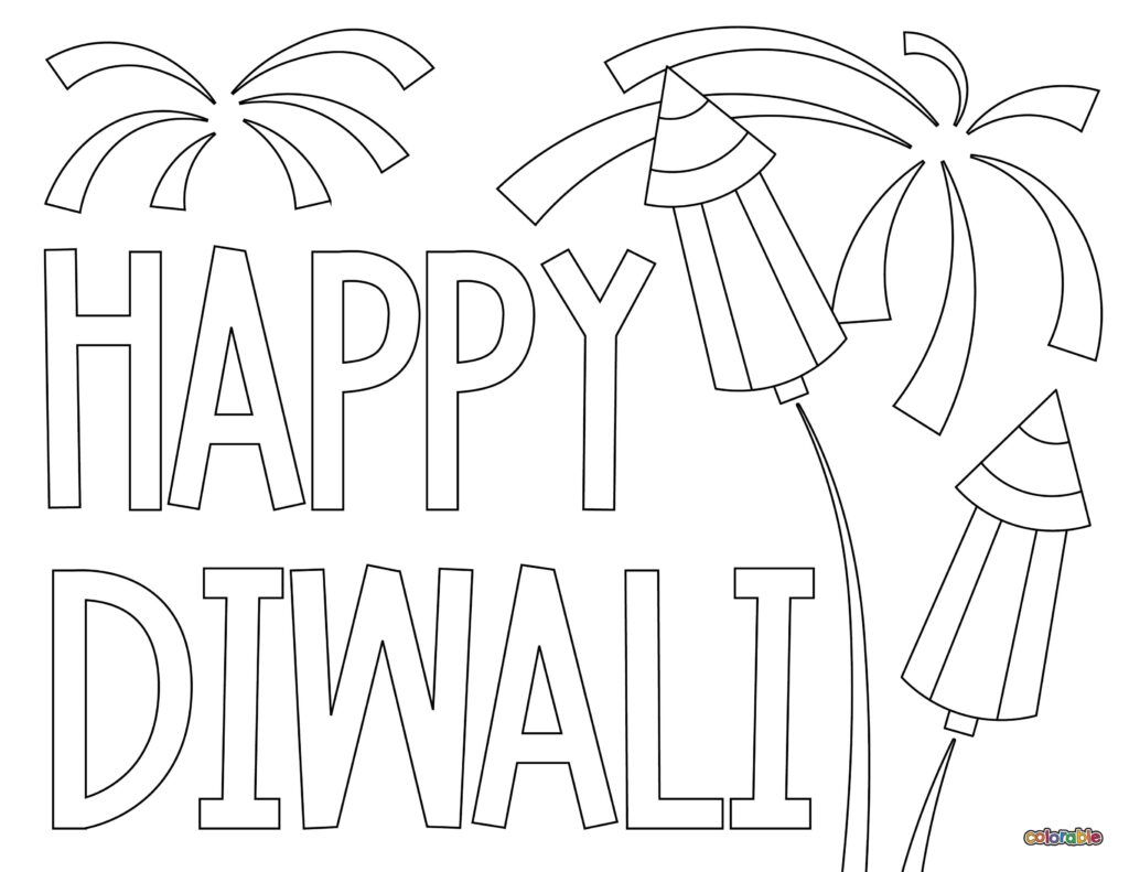 Printable-Diwali-Coloring-Page-20