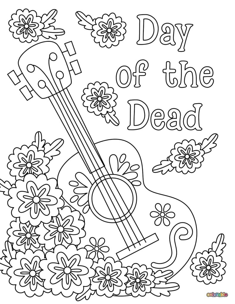Printable-Dia-De-Los-Muertos-Coloring-Page-10