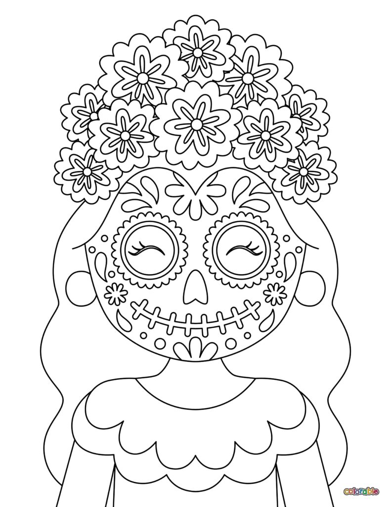 Printable-Dia-De-Los-Muertos-Coloring-Page-11