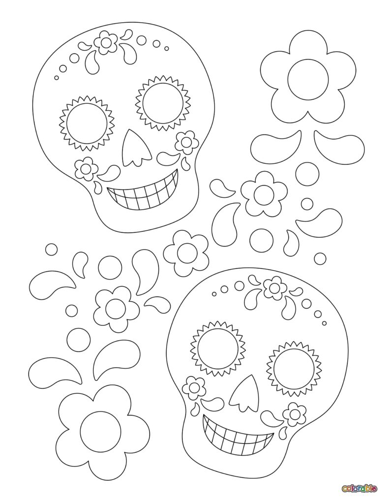 Printable-Dia-De-Los-Muertos-Coloring-Page-16
