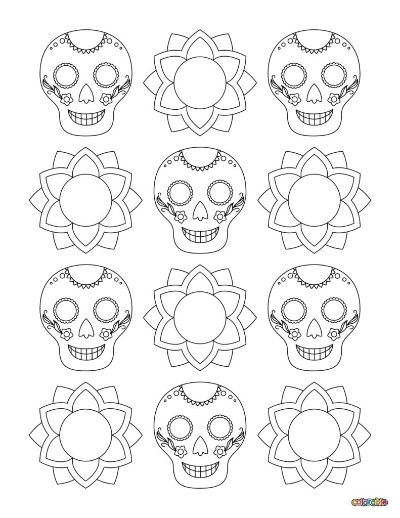 Printable-Dia-De-Los-Muertos-Coloring-Page-17