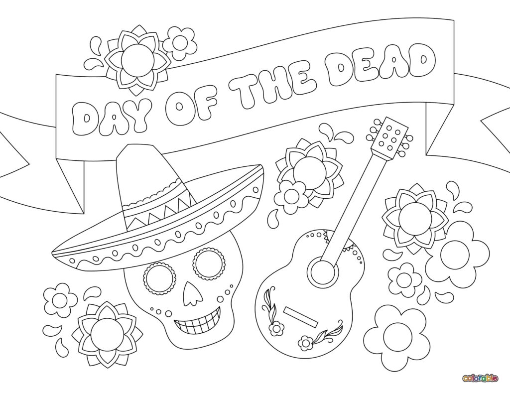 Printable-Dia-De-Los-Muertos-Coloring-Page-20