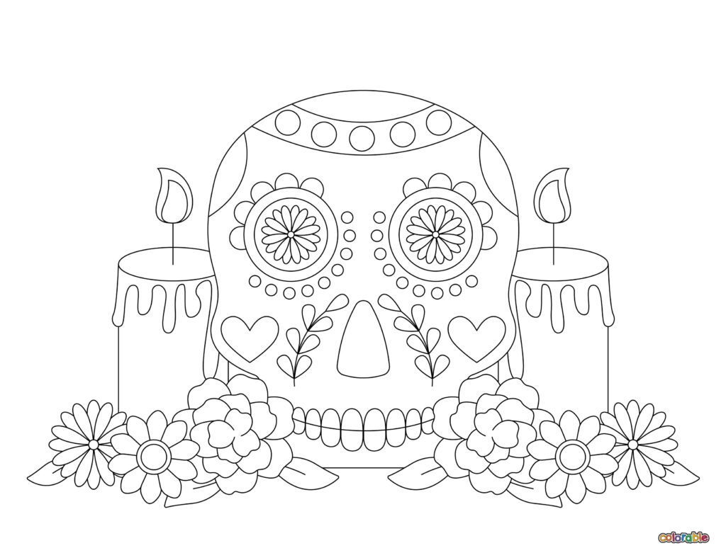 Printable-Dia-De-Los-Muertos-Coloring-Page-29