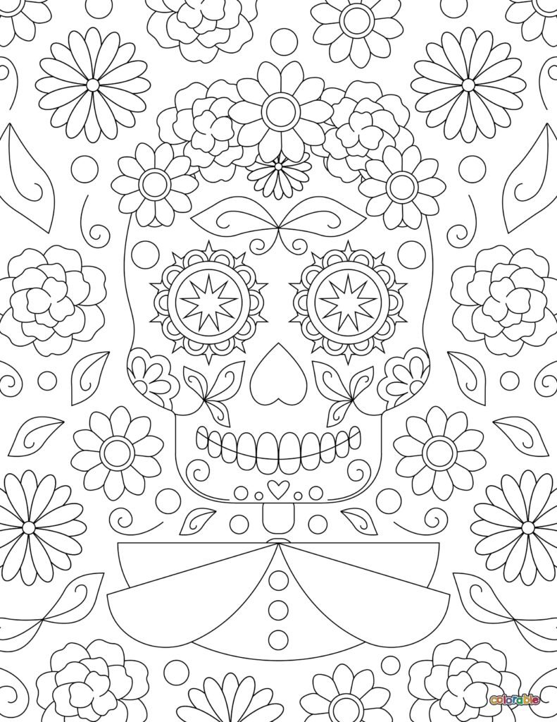 Printable-Dia-De-Los-Muertos-Coloring-Page-31