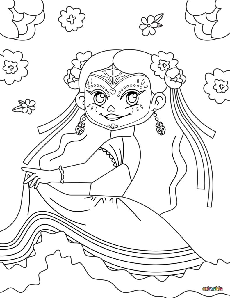 Printable-Dia-De-Los-Muertos-Coloring-Page-4