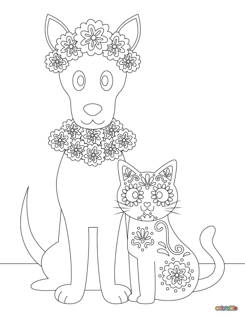 Printable-Dia-De-Los-Muertos-Coloring-Page-7
