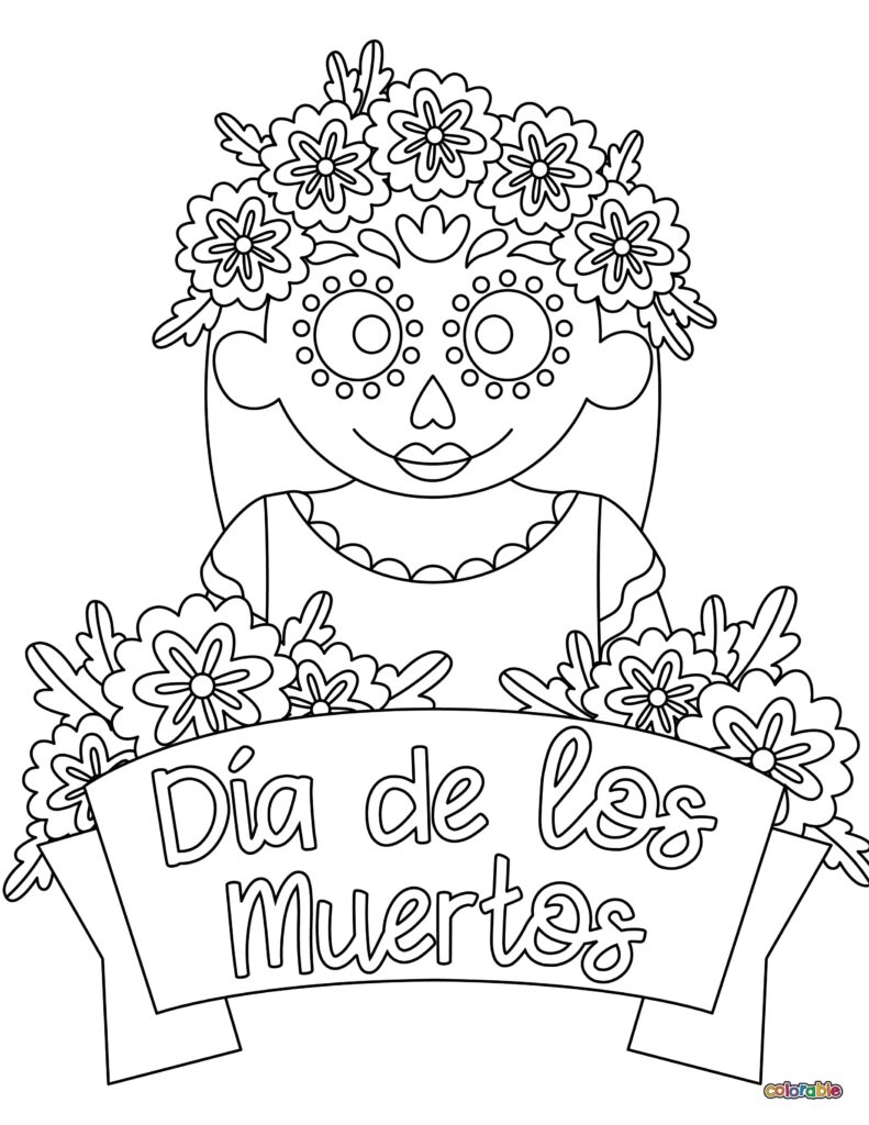 Printable-Dia-De-Los-Muertos-Coloring-Page-9